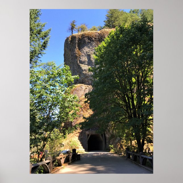 Poster Oneonta Gorge Tunnel, Oregon (Frente)