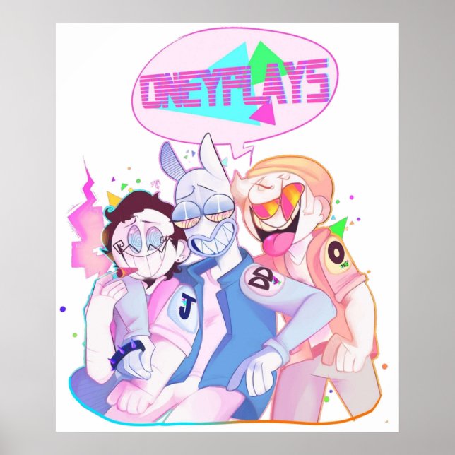 POSTER ONEYPLAYS DINGDONG JULIAN E ONEYNG VAPOR DOS ANOS  (Frente)