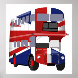 Pôster Ônibus britânico