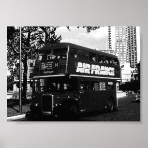 Poster Ônibus do autocarro de dois andares de Inglaterra