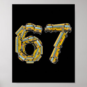 Poster Ônibus Escolar Divertido 67 Agradecimento aos Prof