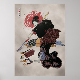 Pôster Onna-Bugeisha Ishi-jo