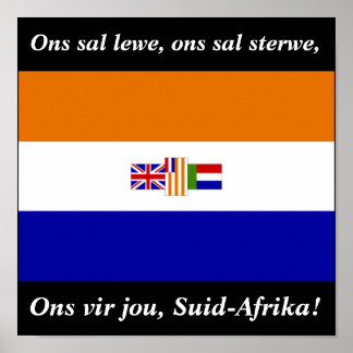Poster Ons vir jou, Suid-Afrika!
