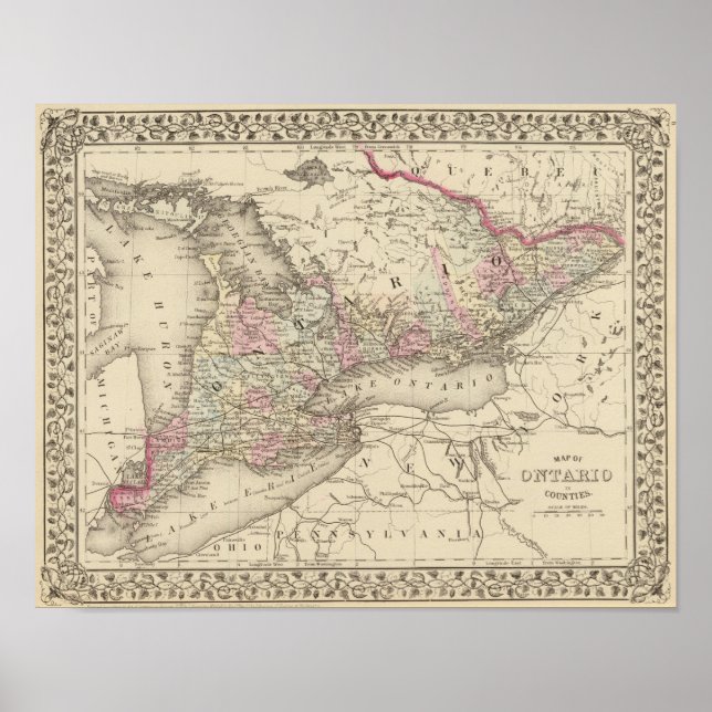 Pôster Ontário (Frente)