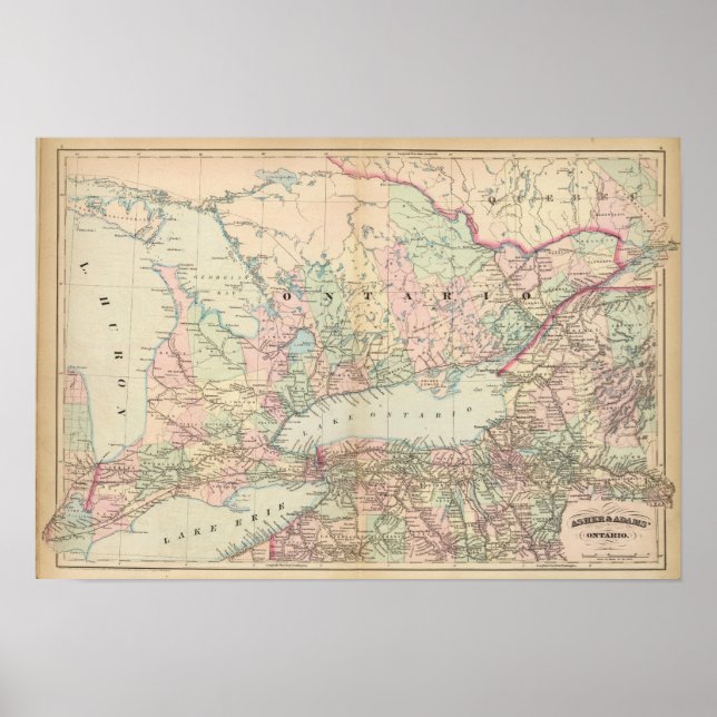 Pôster Ontário (Frente)