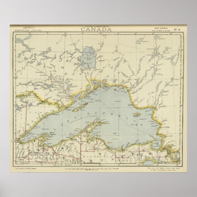 Poster Ontário, Canadá (Frente)