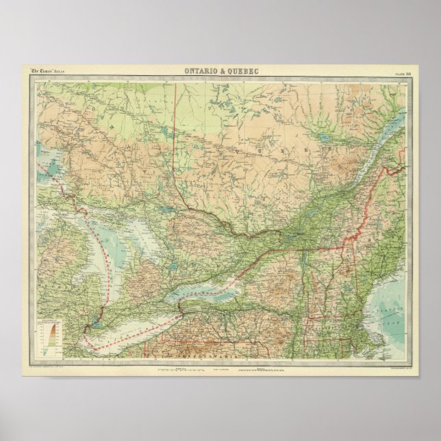 Poster Ontário e Quebec (Frente)