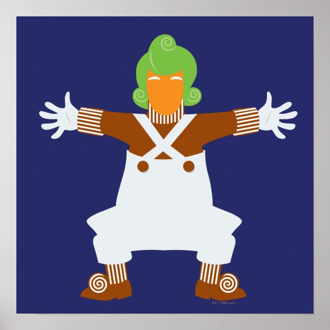 Poster Oompa Loompa Arms Out (Frente)