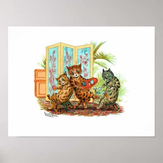 Poster Oops Cat-astrophe Louis Wain (Frente)