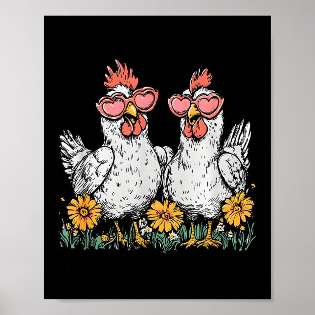Poster Oops I Got Another Chicken, Funny Farm Animal  (Frente)