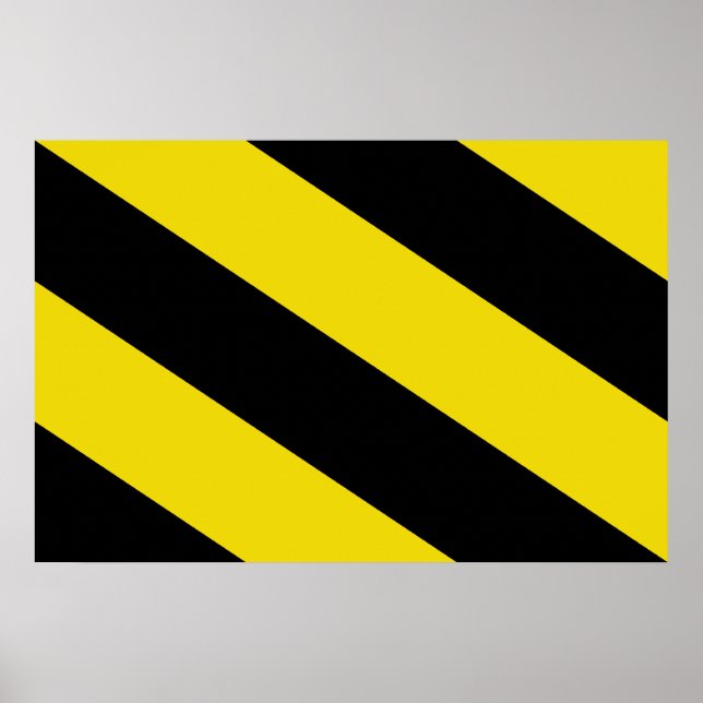 Poster Oosterzele, bandeira da Bélgica (Frente)