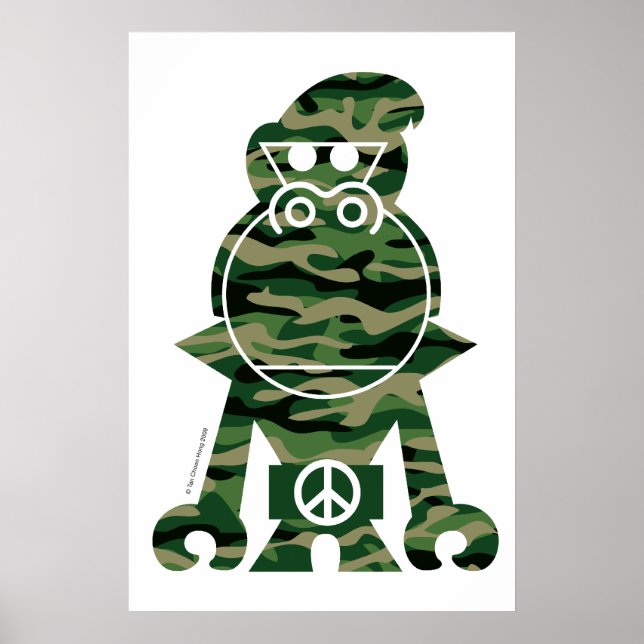Poster Ootanpolis™ CamoFash (Frente)