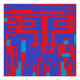 Pôster Op Architecture II - Ken Gage Abstract