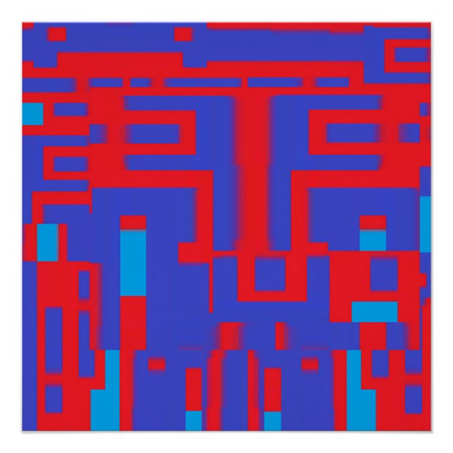 Pôster Op Architecture II - Ken Gage Abstract (Frente)