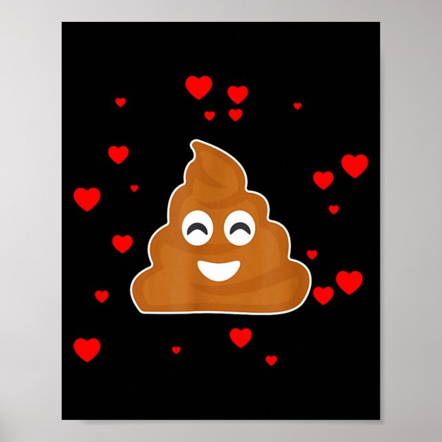 Poster Op Valentine Emoticon Funny Valentines Day Op  (Frente)