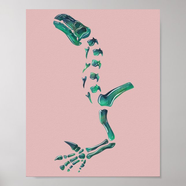 Poster Opal Iguanodon Dinossaur (Frente)