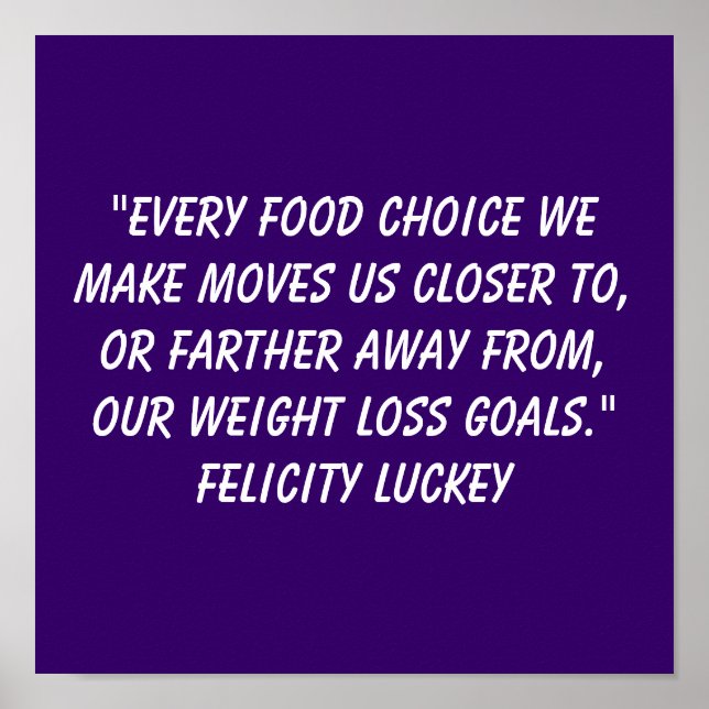 Poster Opções de perda de peso 4 (Frente)