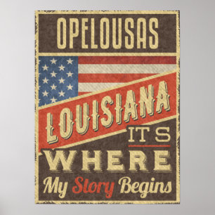 Poster Opelousas Louisiana