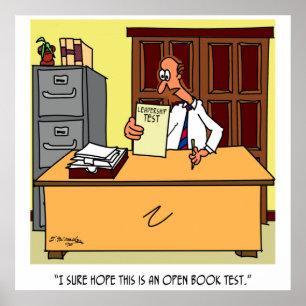 Poster Open Book Leadership Test