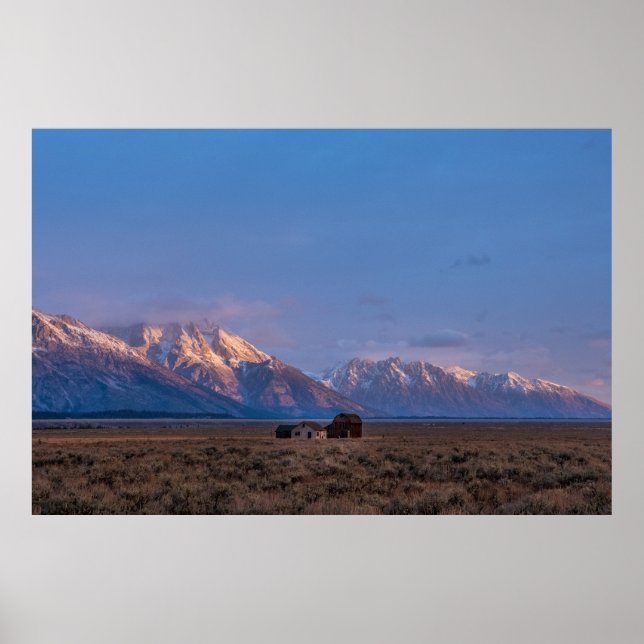 Poster Open Prairie Grand Teton (Frente)