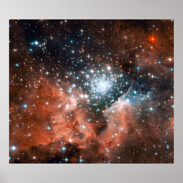 Pôster Open Star Cluster NGC 3603 (Frente)