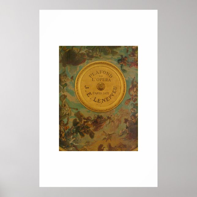 Pôster Ópera de Paris (Frente)