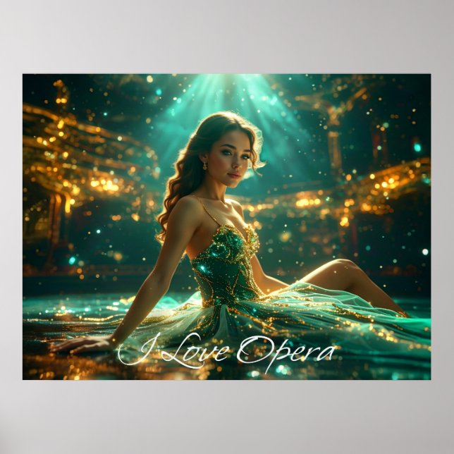 POSTER ÓPERA - EU AMO ÓPERA (Frente)