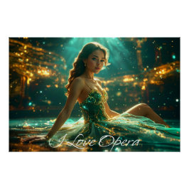 PÔSTER OPERA - I LOVE OPERA