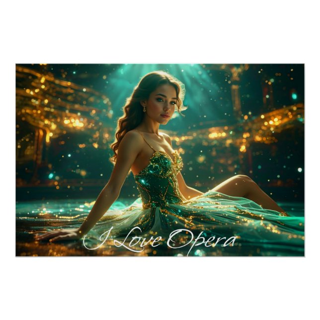 PÔSTER OPERA - I LOVE OPERA (Frente)