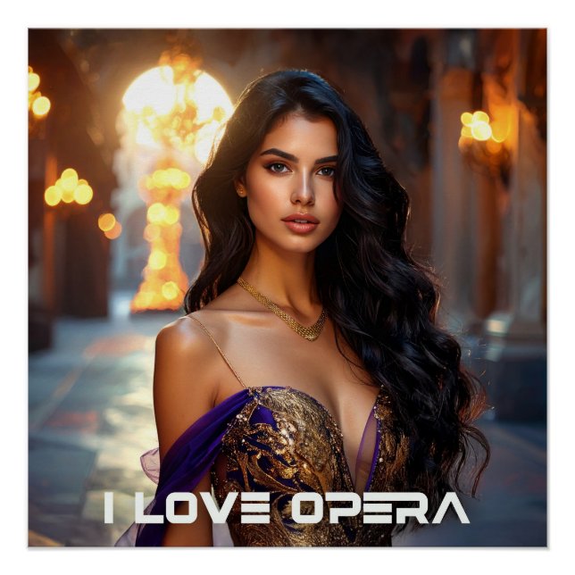 PÔSTER OPERA - I LOVE OPERA (Frente)