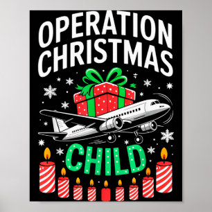 Poster Operação Criança de Natal Correspondência Familiar