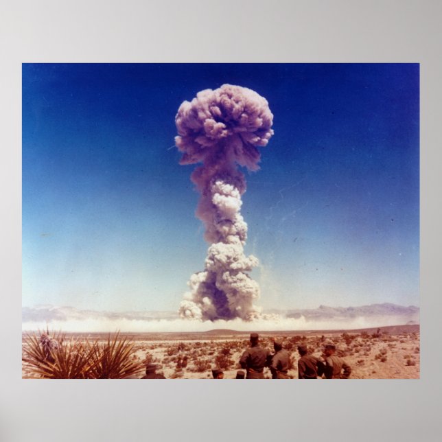 Pôster Operação de ensaio de armas nucleares Buster-Jangl (Frente)