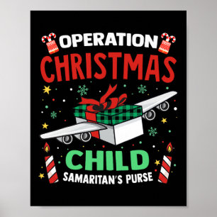Poster Operação De Família Engraçado Da Criança De Natal 