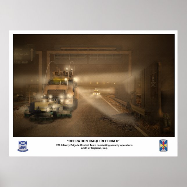 Pôster Operação Liberdade Iraquiana (Frente)