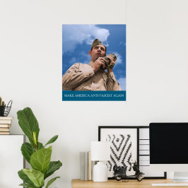 Poster Operador de Rádio Americano na Segunda Guerra Mund