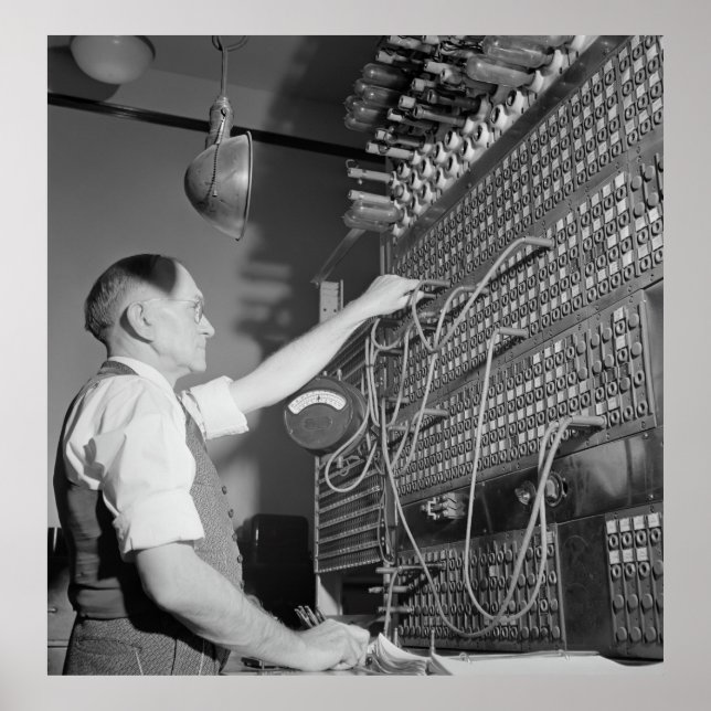 POSTER OPERADOR DE SWITCHBOARD 1943 (Frente)