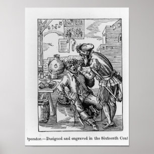 Pôster Operador dental