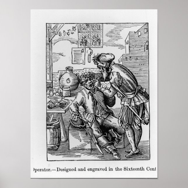 Pôster Operador dentário (Frente)