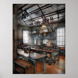 Poster Operador - Steampunk - a sala do objecto