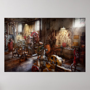 Poster Operador - um cheio da sala das memórias