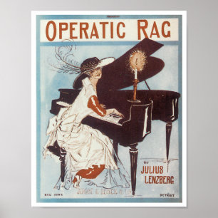 Poster operático de pano