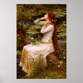 Poster Ophelia by John William Waterhouse
