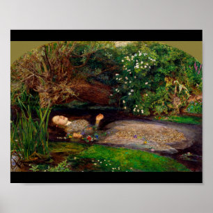 Poster Ophelia, John Everett Millais