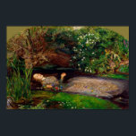 Poster Ophelia, John Everett Millais, 1851-1852<br><div class="desc">Sir John Everett Millais (8 de junho de 1829 - 13 de agosto de 1896) foi um pintor e ilustrador inglês que foi um dos fundadores da Irmandade Pré-Raphaelite. Era um prodígio infantil que, aos onze anos, se tornou o estudante mais jovem a entrar nas Escolas da Academia Real. A...</div>