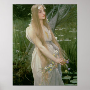 Poster Ophelia (óleo em canvas)