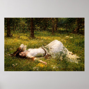 Poster Ophelia por John William Waterhouse