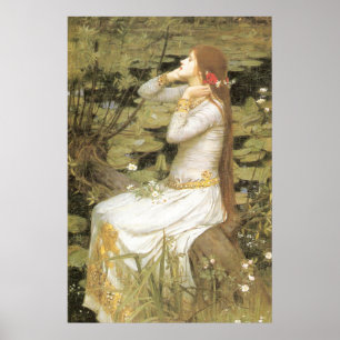 Poster OPHELiA, por John William Waterhouse, 1894