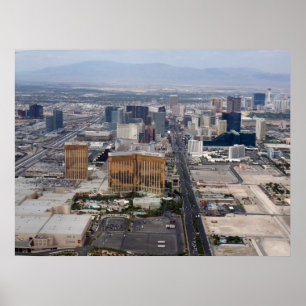 Pôster Opinião aérea 2009 da tira de Las Vegas
