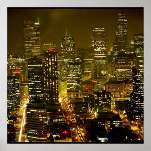Pôster Opinião da cidade de Seattle