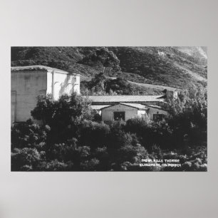 Poster Opinião de Claremont, Califórnia de colinas Thea